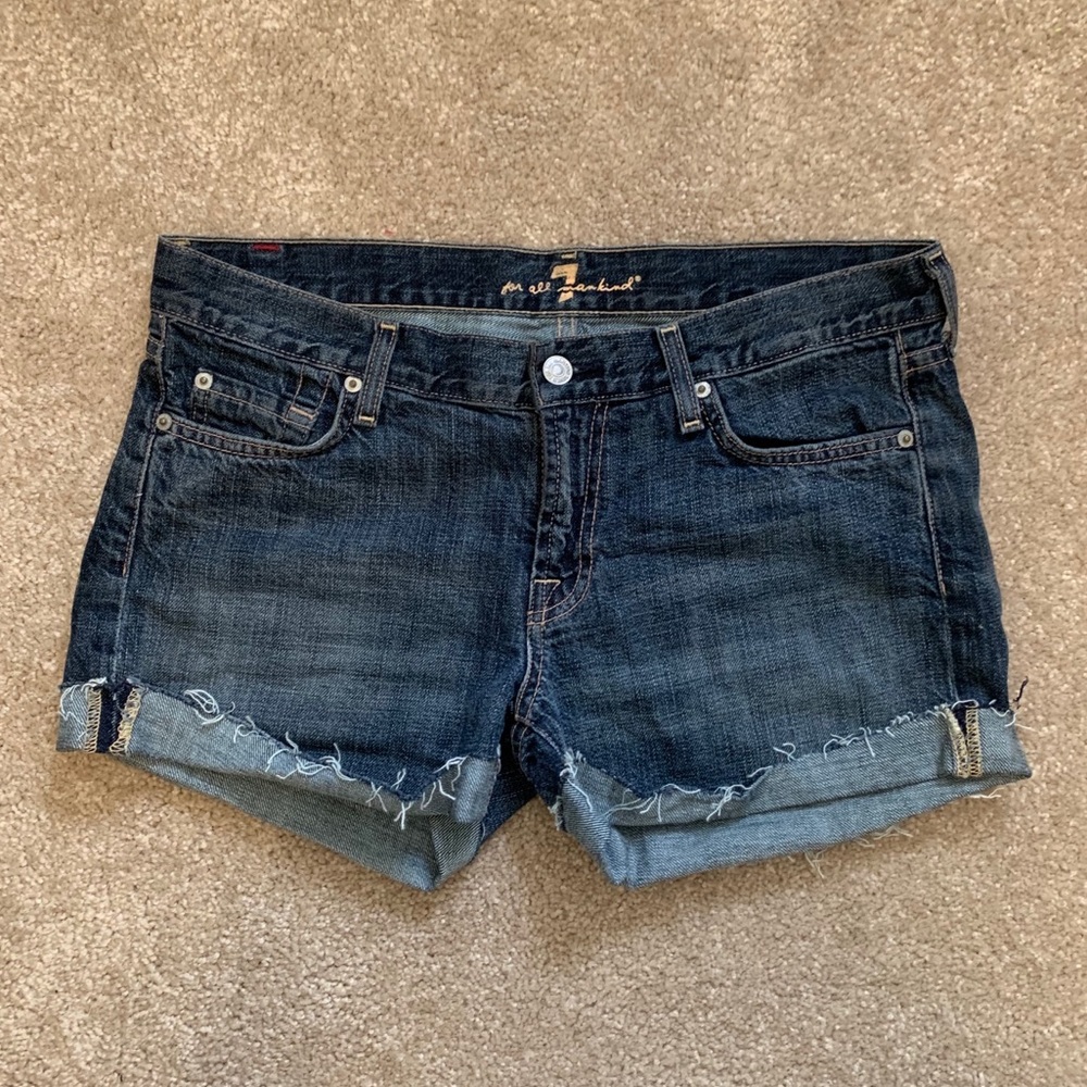 7 For All Mankind Jean Shorts